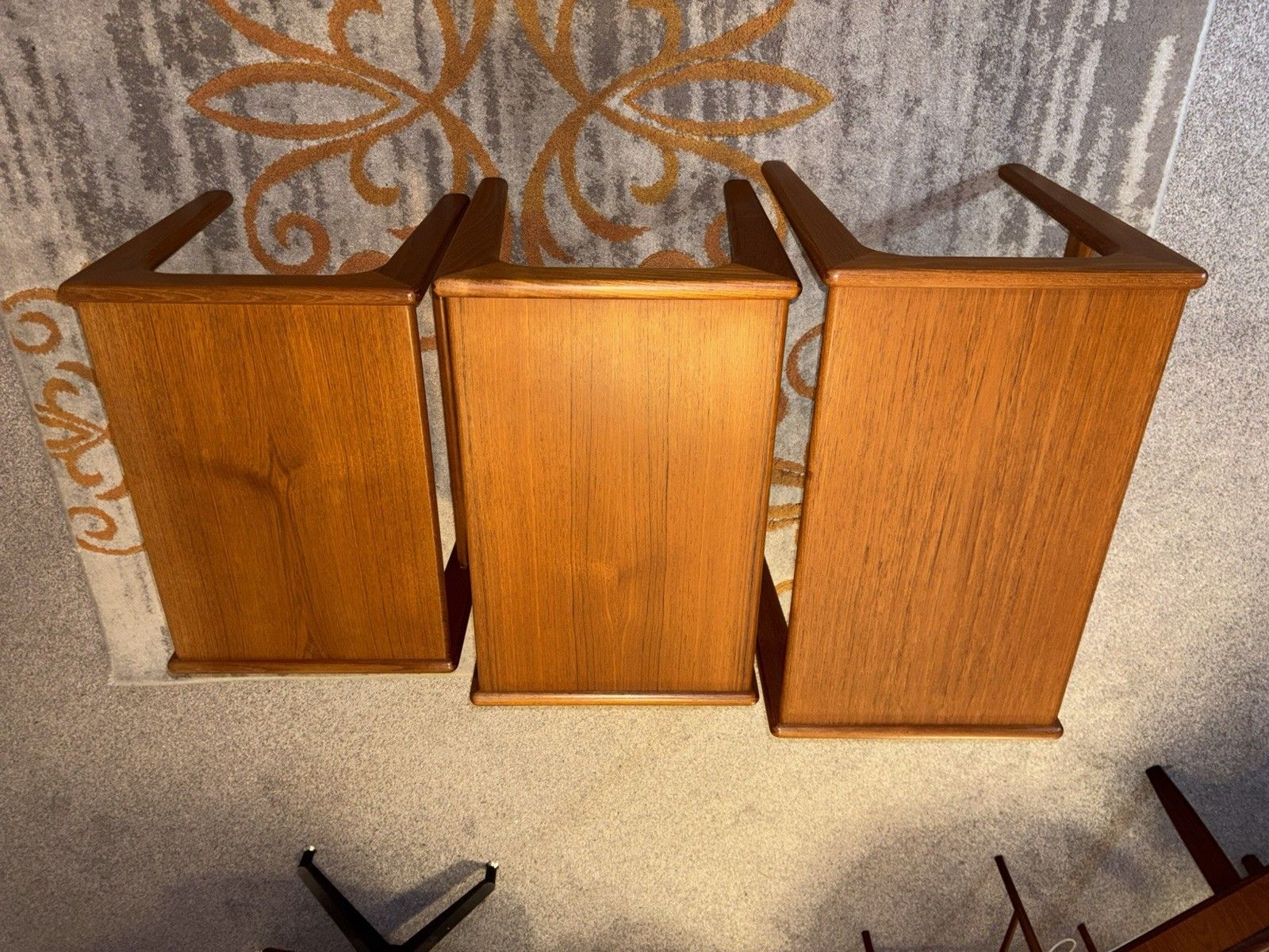 photo vintage Mid Century Danish Salin Teak Nest Of Tables G Plan Era  Retro Vintage