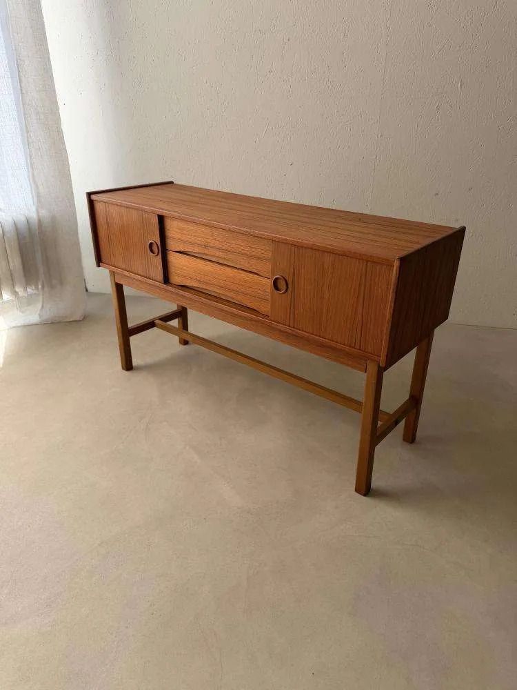 Scandinavisch Teakhouten Dressoir Ca. Jaren 1960 – Compact Deens Design photo buy
