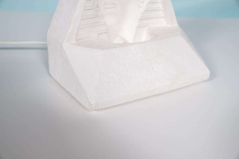 photo furniture Egyptian Stone Table Lamp, Vintage Mood Lamp 70s/80s.