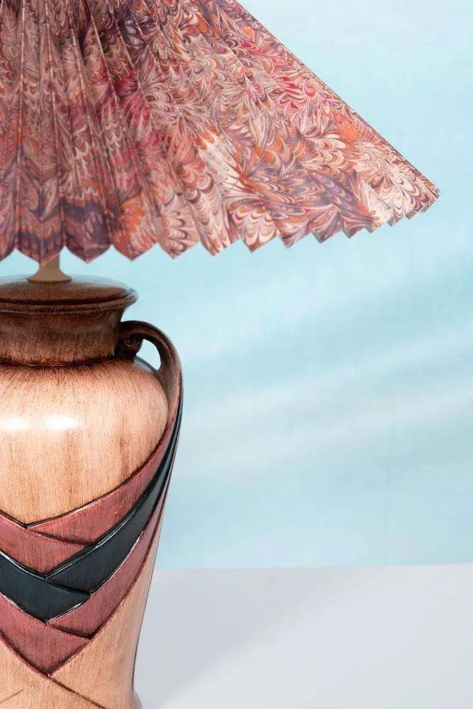 Scandinavian Bohemian Table Lamp 70s/80s, Postmodern. photo vinterior