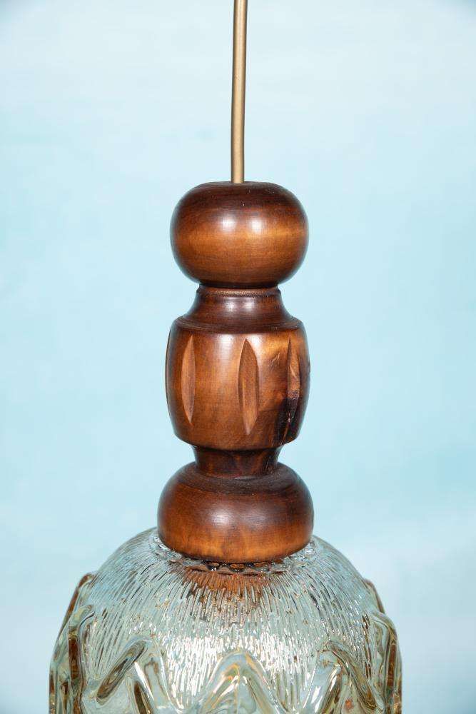 Brutalist Glazen Hanglampen Jaren '70, Vintage Zweedse Hanglamp. photo furniture