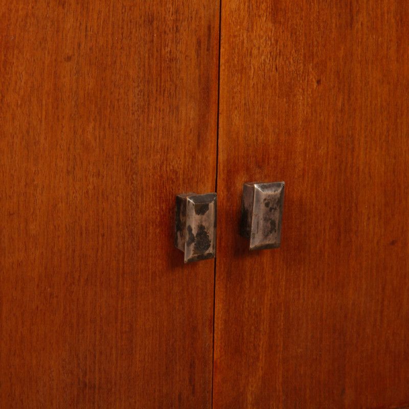 Pair Of Wooden Bedside Tables, French Craftsmanship From The 1940s. photo buy
