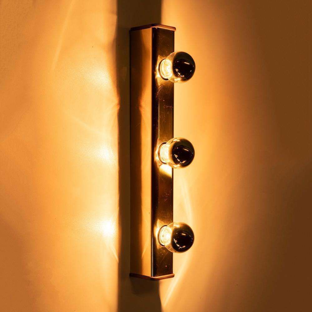 Space Age Artiestenlamp – Vintage Wandlamp Van Messing