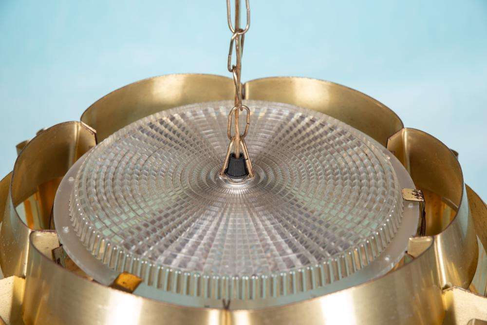 Space Age Pendant Lamp 1970s Danish Design Werner Shou Lamp photo for sale