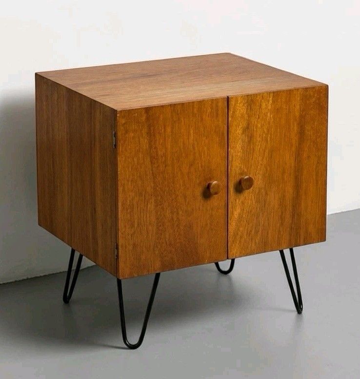 Mid Century Teak Record Cabinet Cupboard Mid Century Retro C1960s photo 195.0