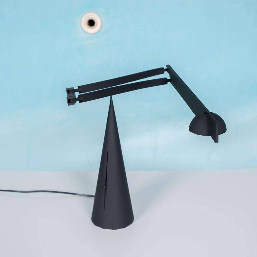 Italiaanse Design Tafellamp Tabla, Italiana Luce Colombo, Jaren 1980
