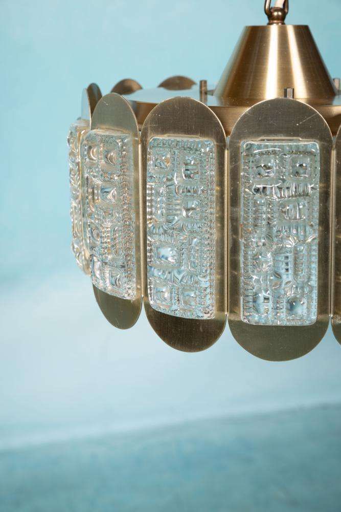 Vintage Danish Design Vitrika Glass Pendant Lamp photo buy