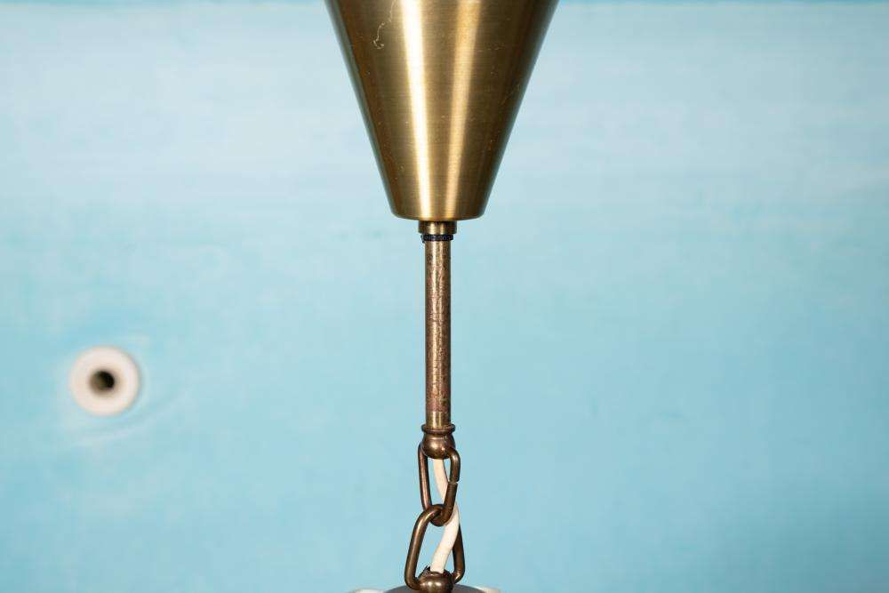 photo vinterior Vintage Danish Design Vitrika Glass Pendant Lamp