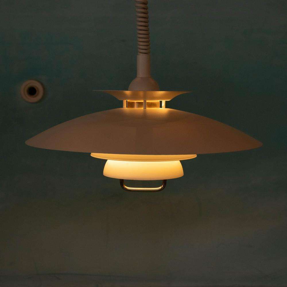 311.0 Vintage Scandinavian Scale Lamp, Minimalist Midmod Pendant photo