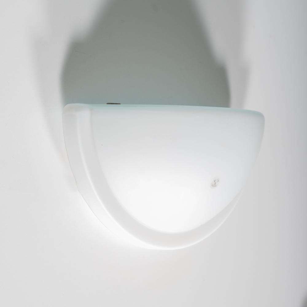 Space Age Peill & Putzler Glazen Wandlamp, Minimalistisch photo for sale