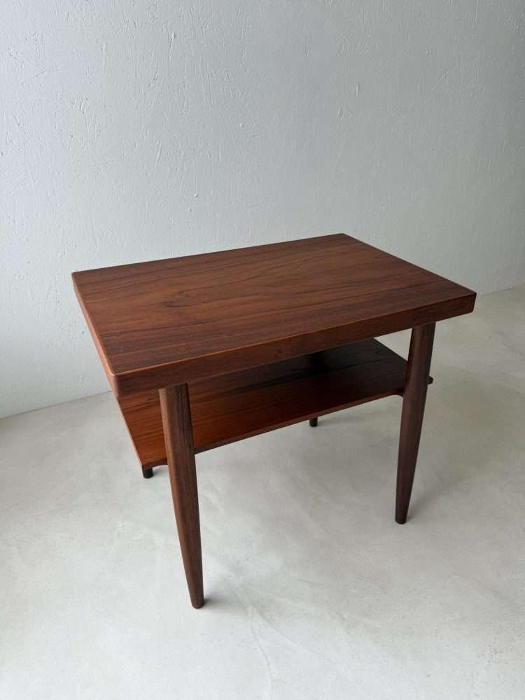 Vintage Teak Opal Tijdschriftentafel Ca. Jaren 1960 photo vinterior