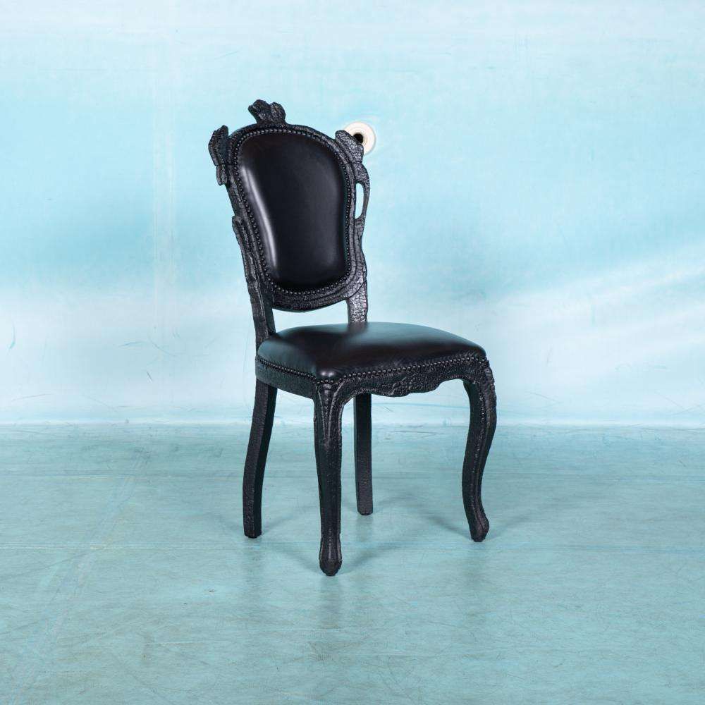 photo vintage Dutch Design Smoke Chairs Maarten Baas Moooi, Ash Chair