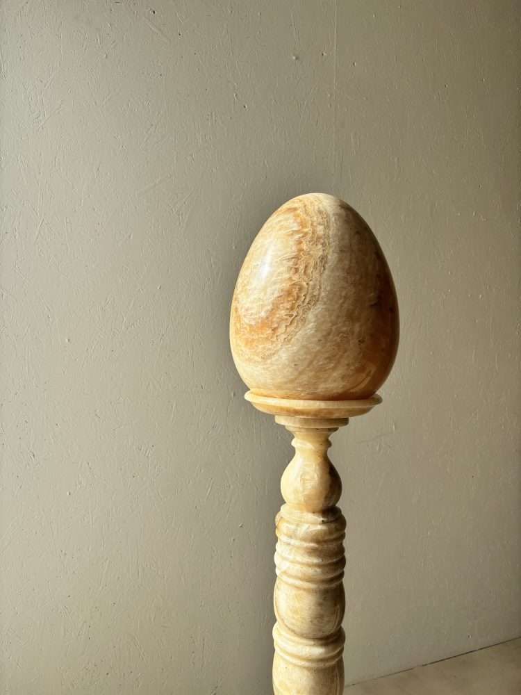 photo for sale Zeldzame Mid Century Vloerlamp In Albast