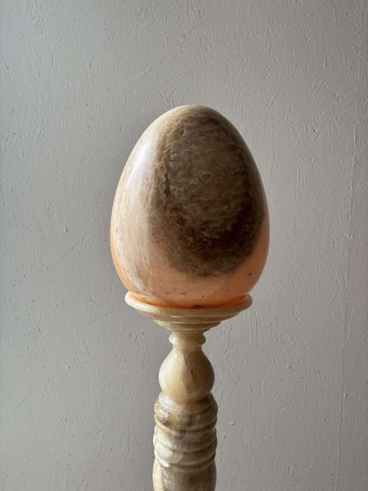 Verlichting Zeldzame Mid Century Vloerlamp In Albast photo