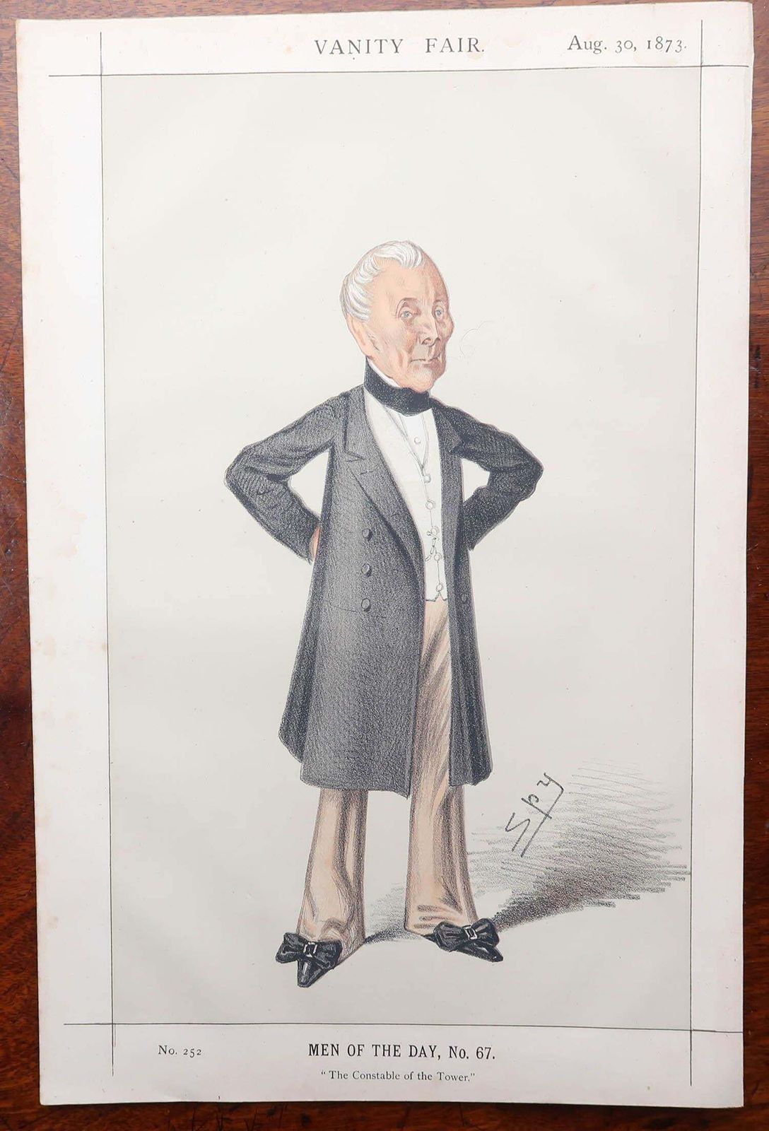 220.0 Set Of 12 Original Antique Vanity Fair " Spy " Prints. " Men Of The Day ". 1873 photo