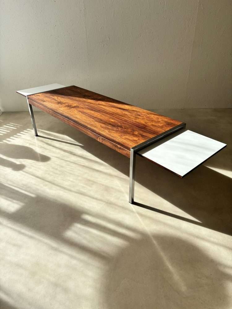 Vintage Dutch Design Coffee Table Topform Rosewood 1960s photo vinterior
