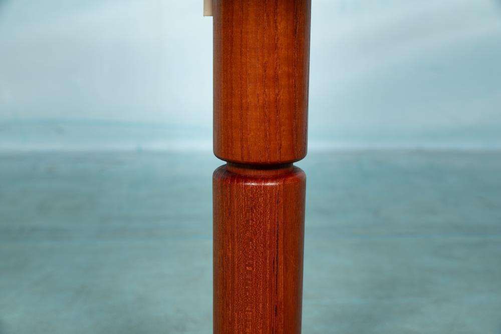 photo vintage Vintage Danish Design Teak Table Lamp Domus