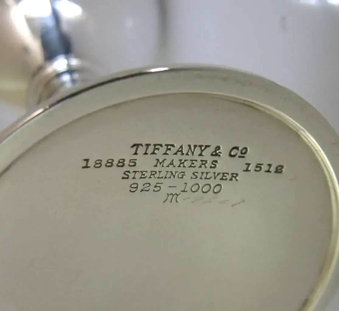 Gobelet à cocktail Tiffany & Co en argent sterling, Art déco, vers 1920, 124 g photo vinterior
