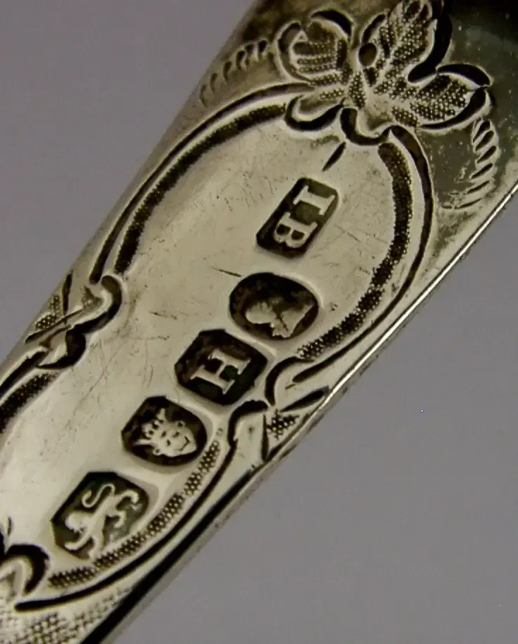 Georgian 48g Solid Sterling Silver Berry Sugar Sprinkler Sifter Spoon 1803 photo vintage
