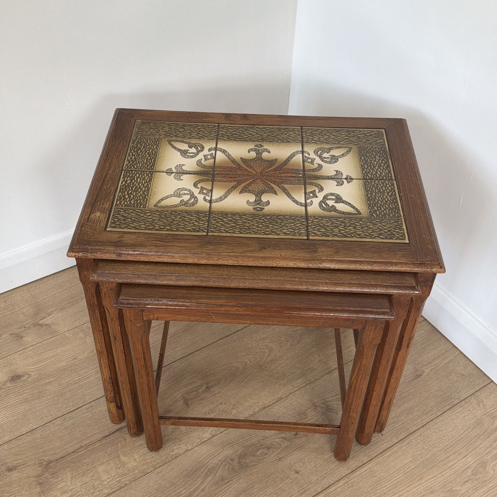 Mid Century Danish Nest Of Tables Mobelfabrikken Toften photo vinterior