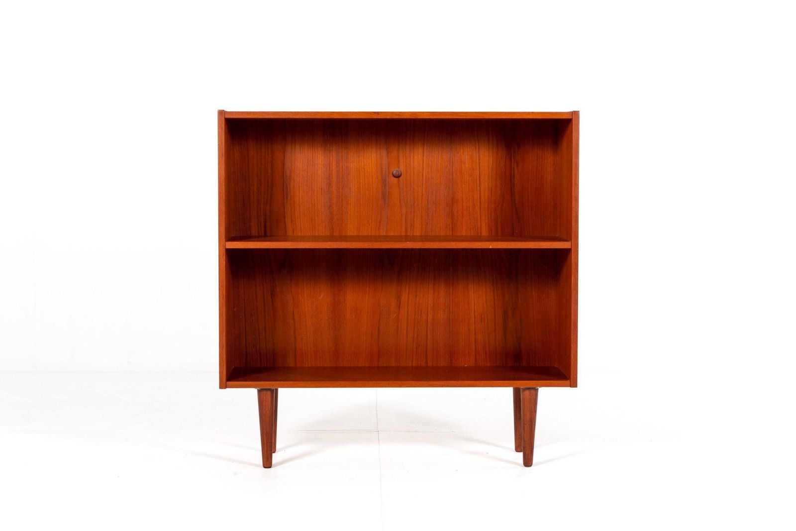 Mid Century Danish Teak Bookcase Cabinet, 1960s Scandinavian Open Shelf Storage photo Furniture