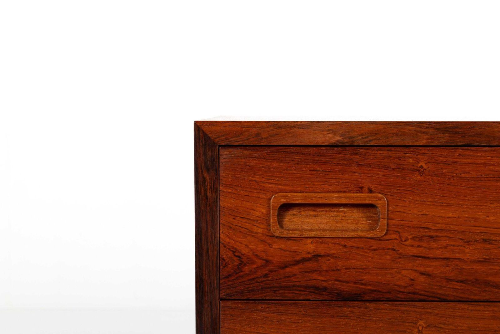 894.0 Low Mid Century Danish Rosewood Chest Of Drawers By Poul Hundevad For Hundevad & Co, 1960s photo