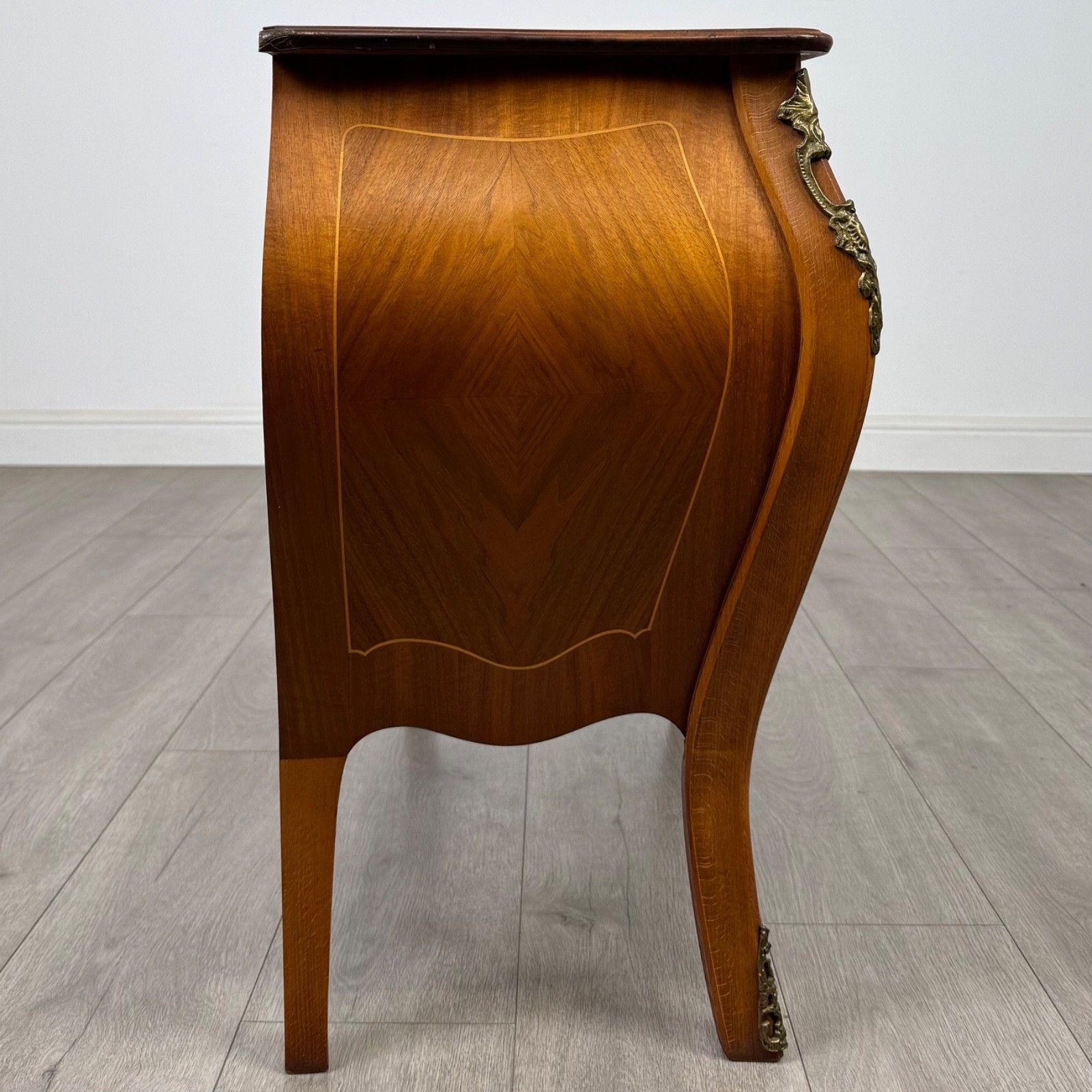 Antique 20th Century Bombe Chest Of Drawers In Walnut ( Af 5596 ) photo buy