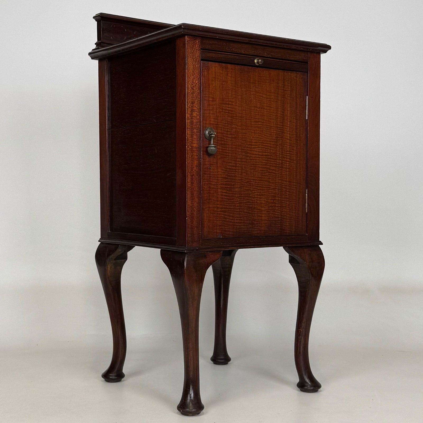 photo furniture Antique 20th Century Small Edwardian Cabinet In Mahogany ( Af 5642 )