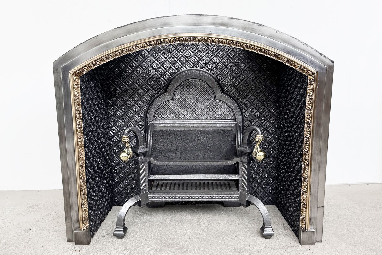 Early 19th Century Regency Cast Iron And Bronze Fire Box