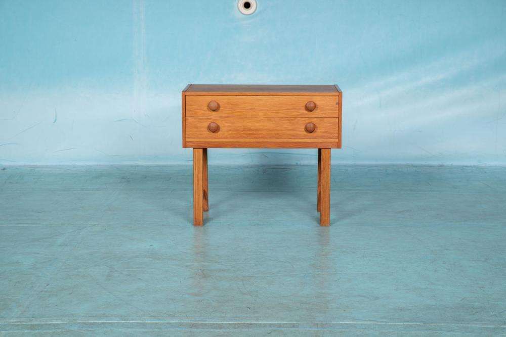 photo vinterior 1960s Scandinavian Chest Of Drawers In Blond Oak