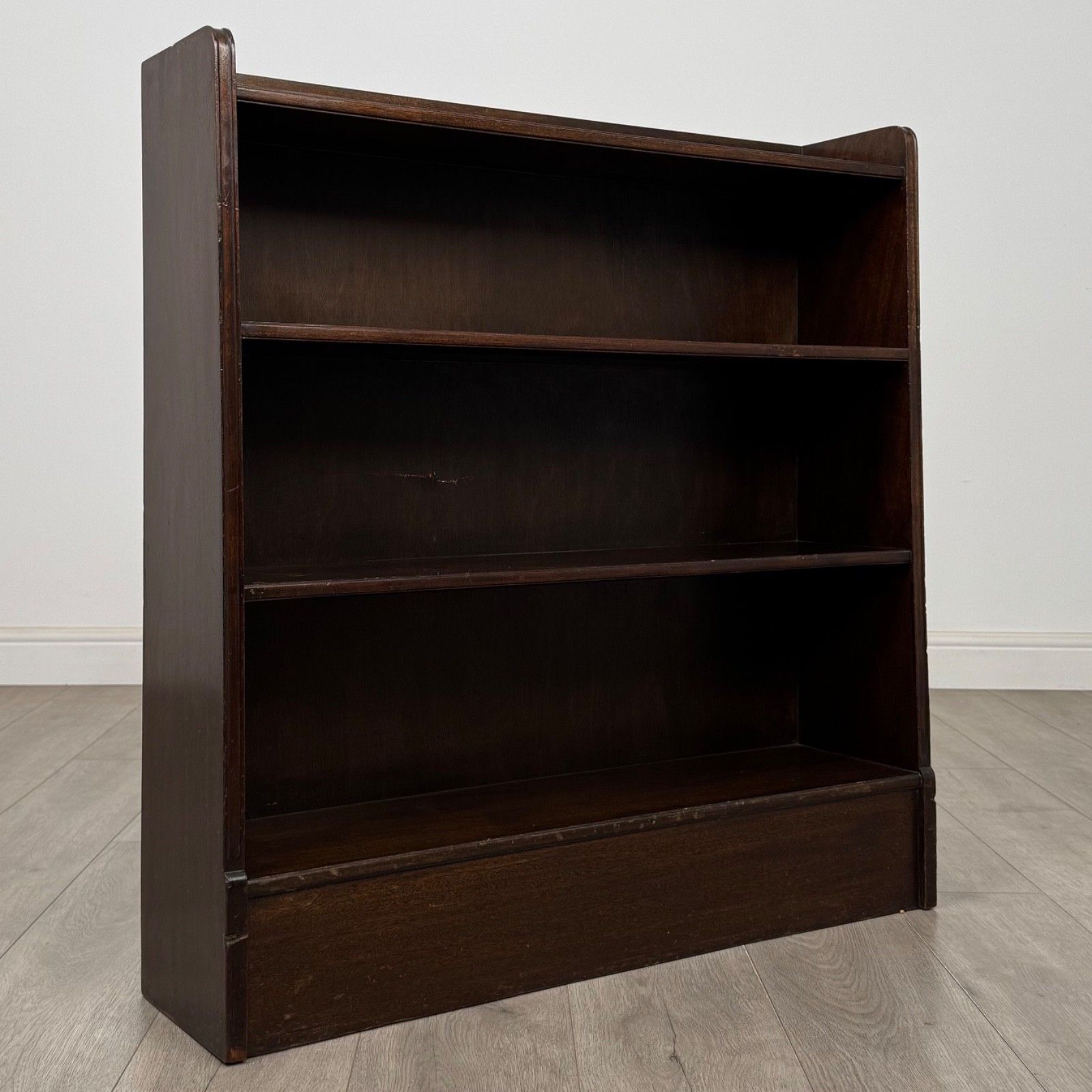 photo furniture Antique 20th Century Open Bookcase In Mahogany ( Af 5618 )