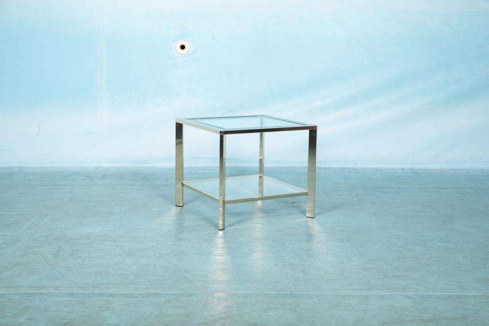 Minimalist Coffee Table Brass Glass Regency Coffee Table 70s photo 194.0