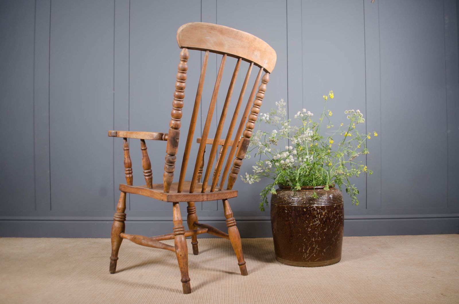 Antique Bobbin Turned Carver Chair photo 320.0