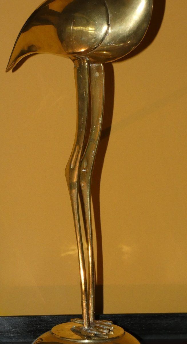 Brass Ibis Sculptures, France, 1960s, Set Of 2 photo for sale