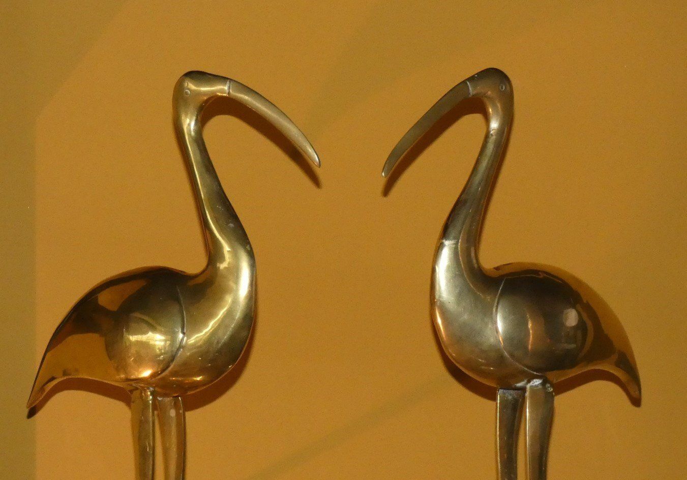 Brass Ibis Sculptures, France, 1960s, Set Of 2 photo 900.0