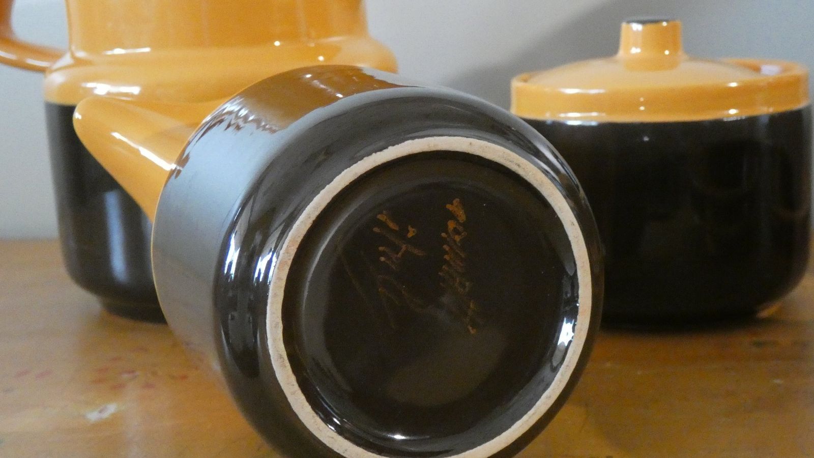 Home Decor Tea Set By Settimo Rometti For Rometti Ceramiche, 1960s, Set Of 15 photo
