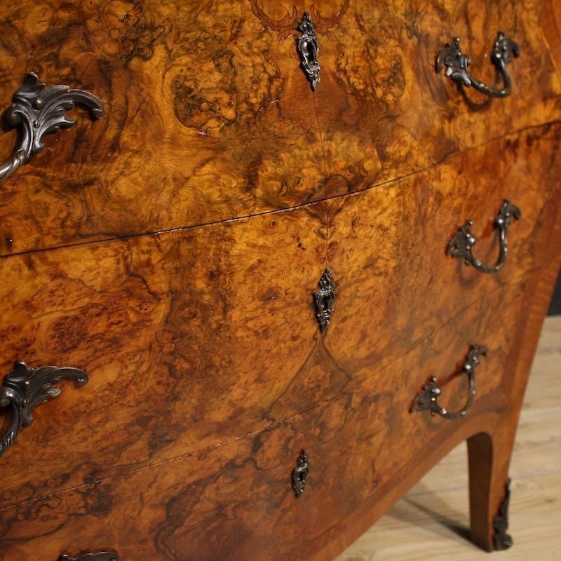photo furniture Lombard Inlaid Dresser In Louis XV Style With Marble Top