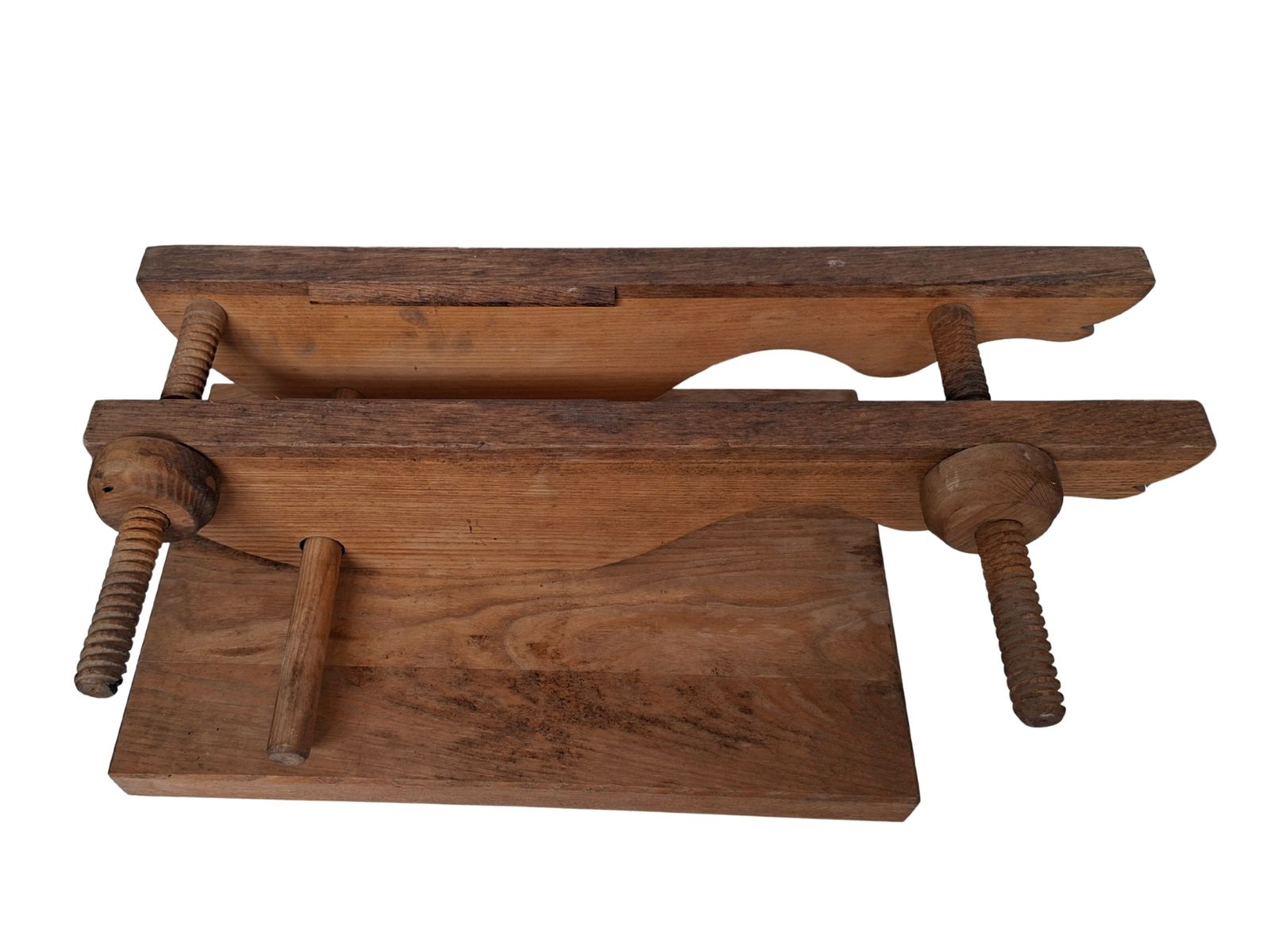 Morsa Per Prosciutto In Legno Massiccio – Artigianato Tradizionale photo for sale