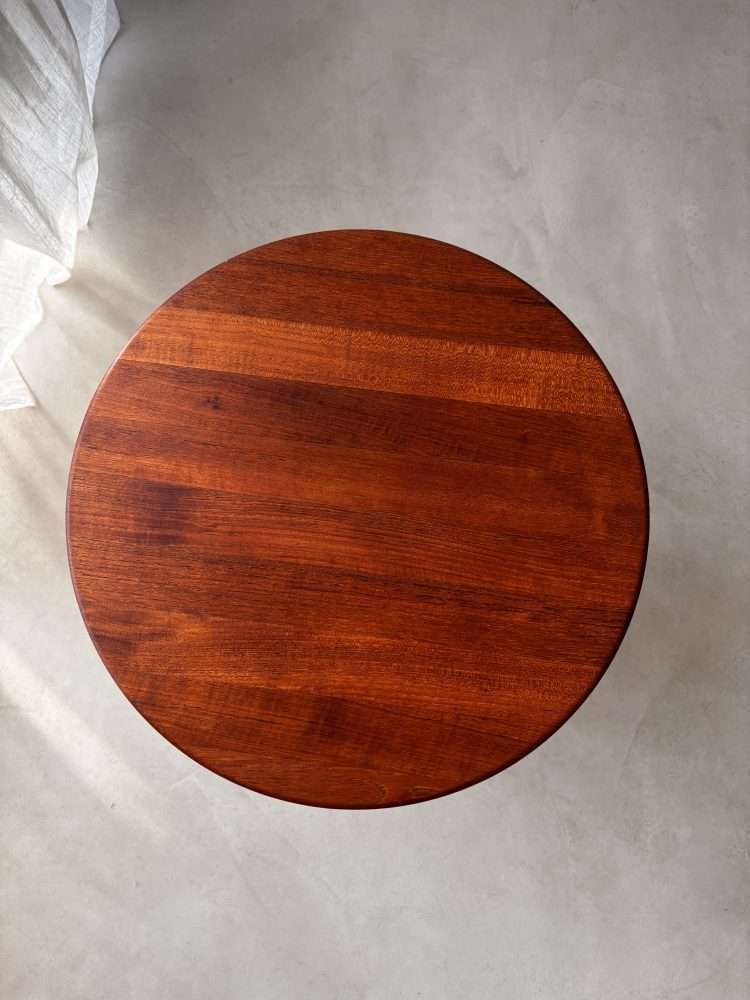 Danish Solid Teak Side Table, 1960s photo Furniture