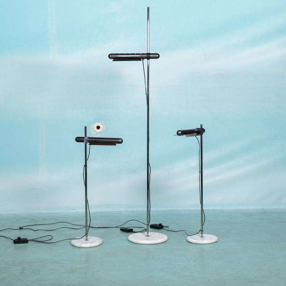 Minimalist Floor Lamp Baltensweiler, Mid Modern 70s Floor Lamp photo furniture