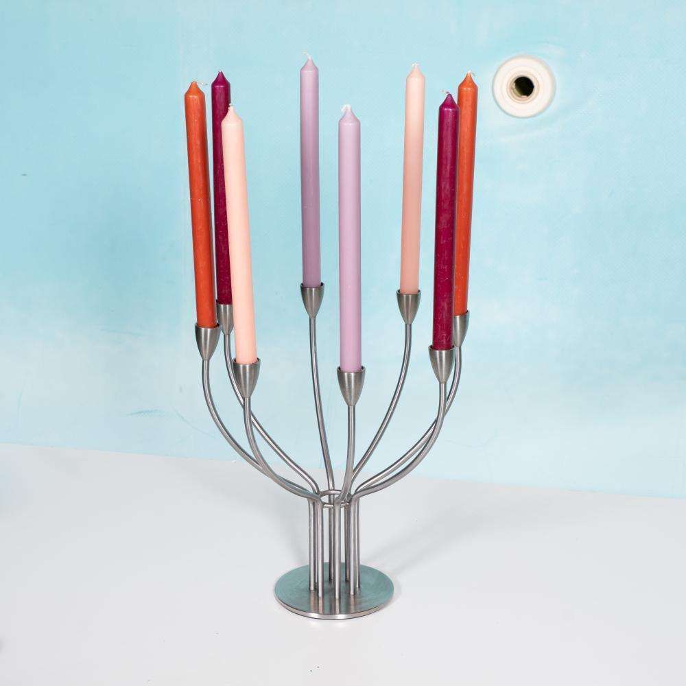 Vintage Silver Ikea Candlestick – Stainless Steel Stockholm, 1999 photo furniture