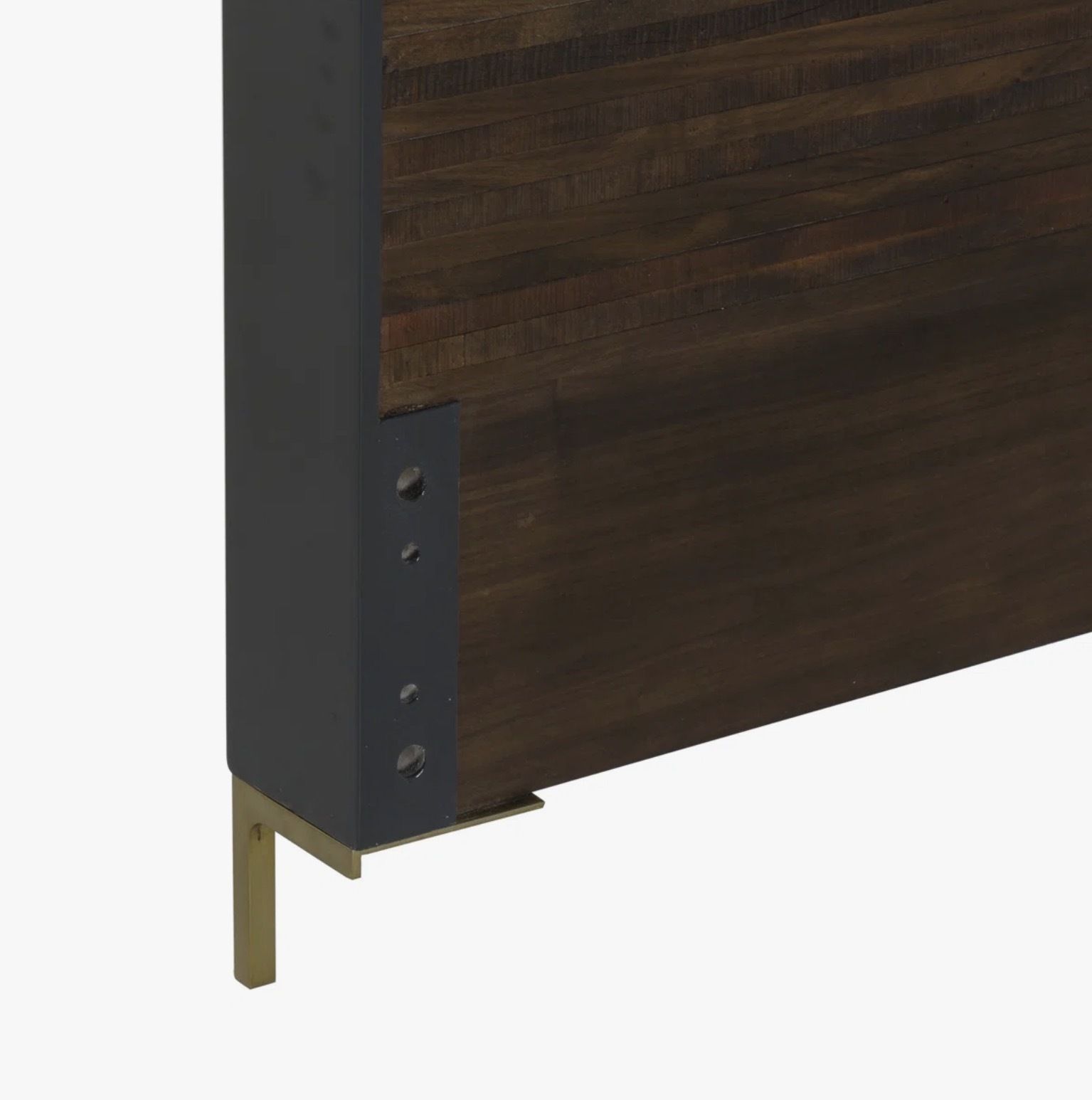 Thomas Bina For Sonder Living Peroba Wood Bed Frame – Designer Contemporary photo Furniture
