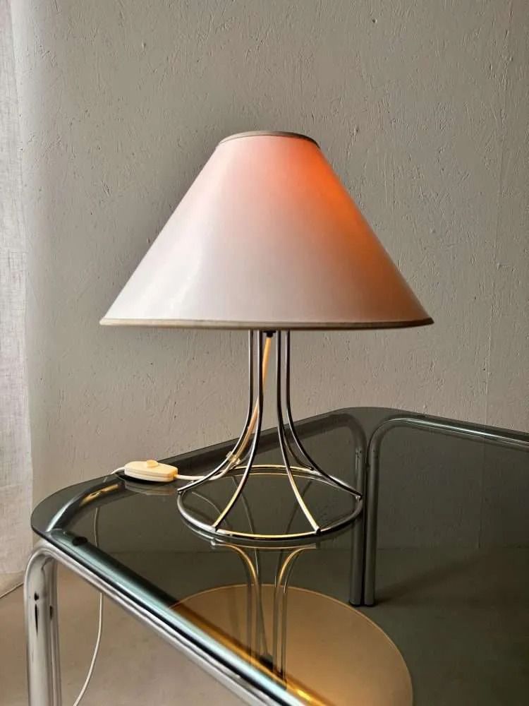 Bent Boysen Ackord Tafellamp Ikea Ca. Jaren 1980 Chroom