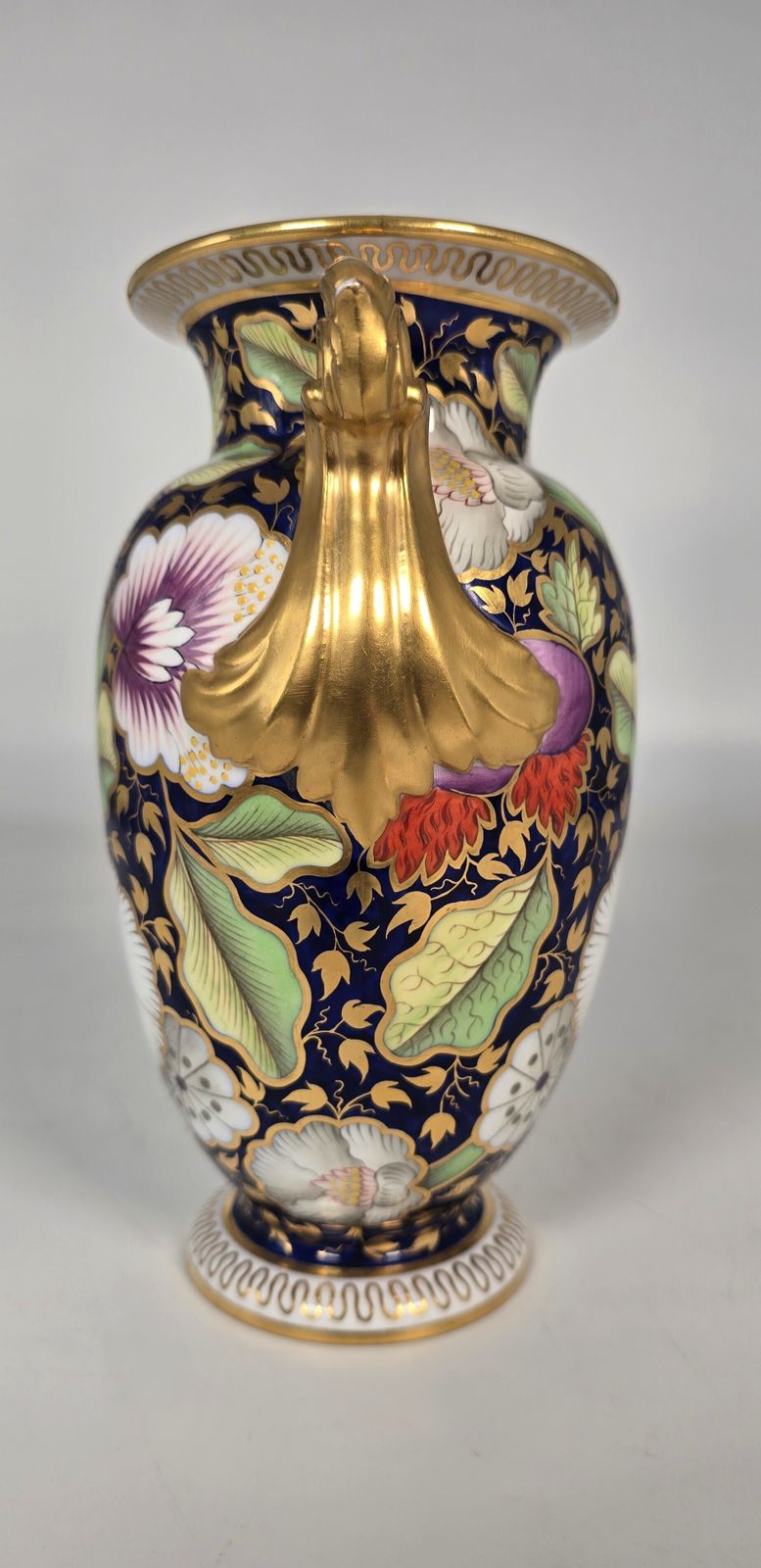 19th Century Hand Painted Spode China Vase Circa 1890, English photo for sale
