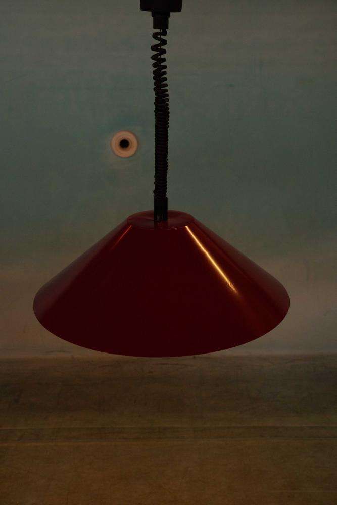 photo for sale Vintage Deens Design Hanglamp, Horn Minimalist Pendant Jaren 1970