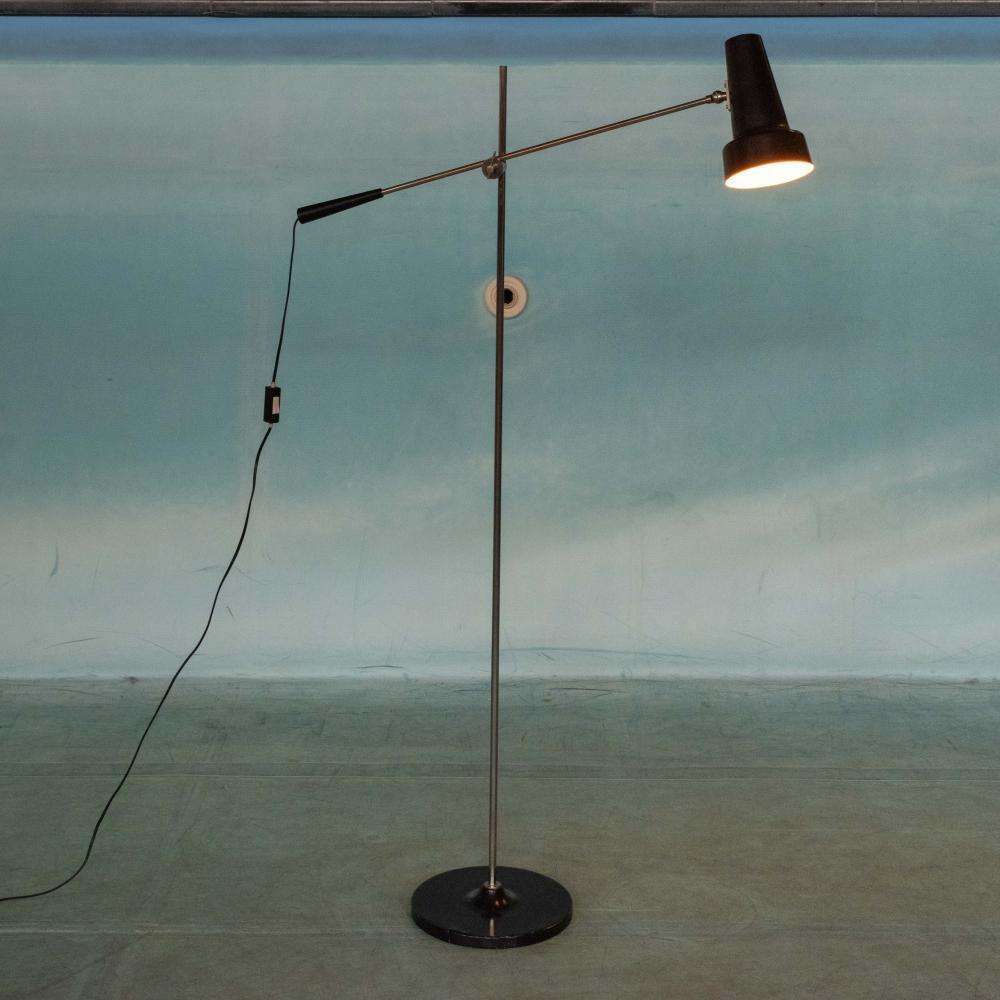 Vintage Design Fishing Rod Lamp Hagoort 329 Midmod Floor Lamp