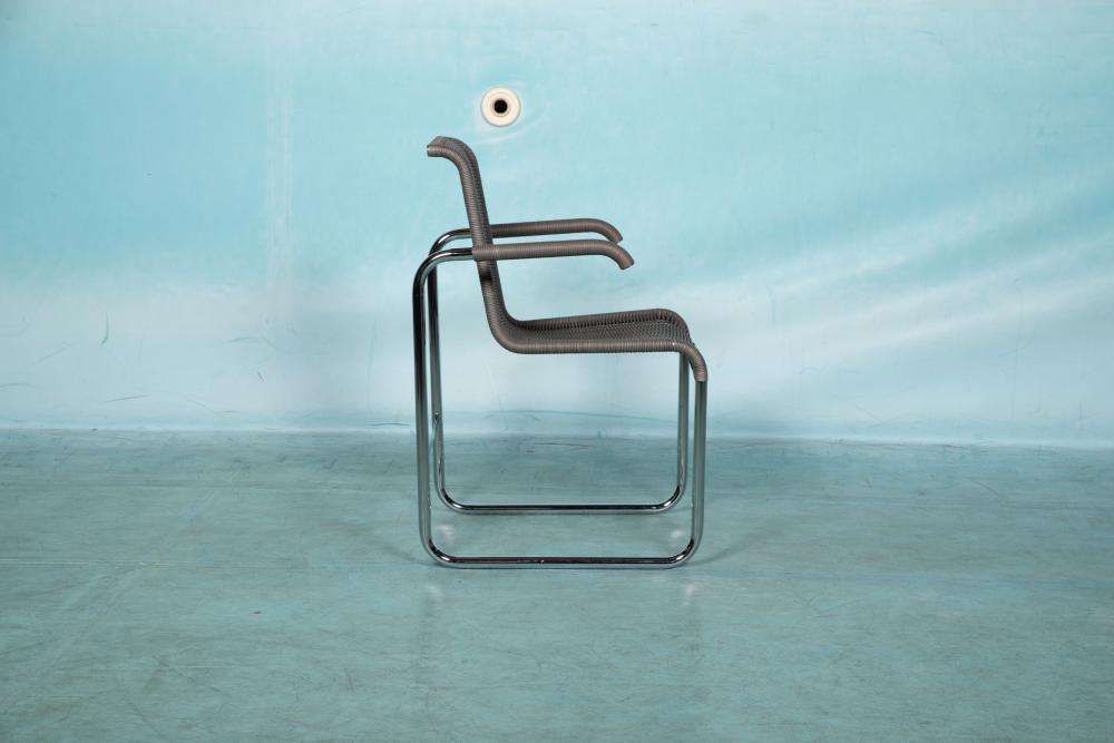 Vintage Armchair Tecta B20, Minimalist Tubular Chair photo 294.0