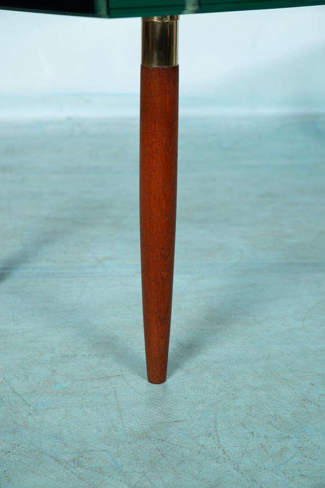 photo buy Vintage Coffee Table Glass Teak Brass, Midmod Coffee Table