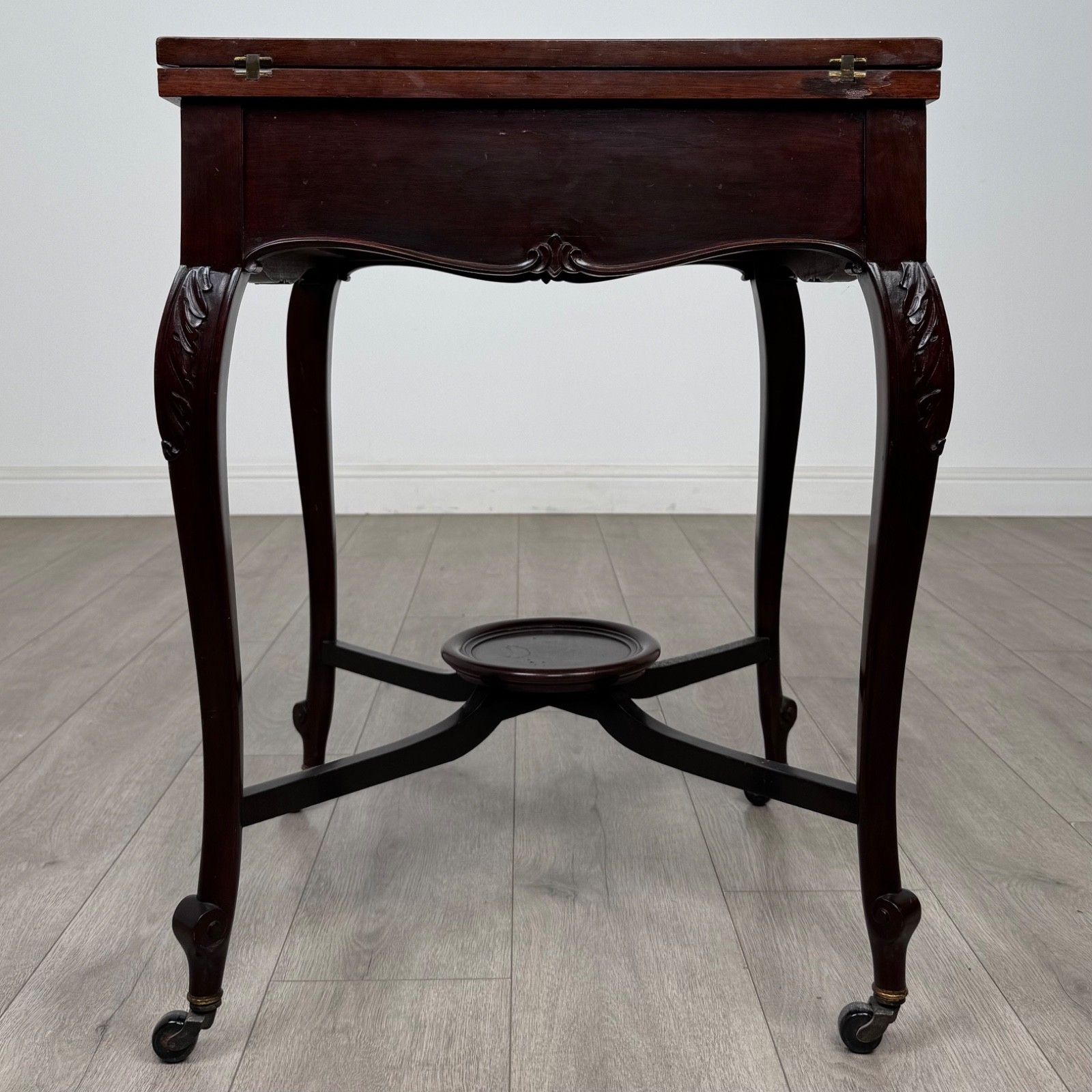 Antique 20th Century Envelope Card Table In Mahogany ( Af 5627 ) photo for sale