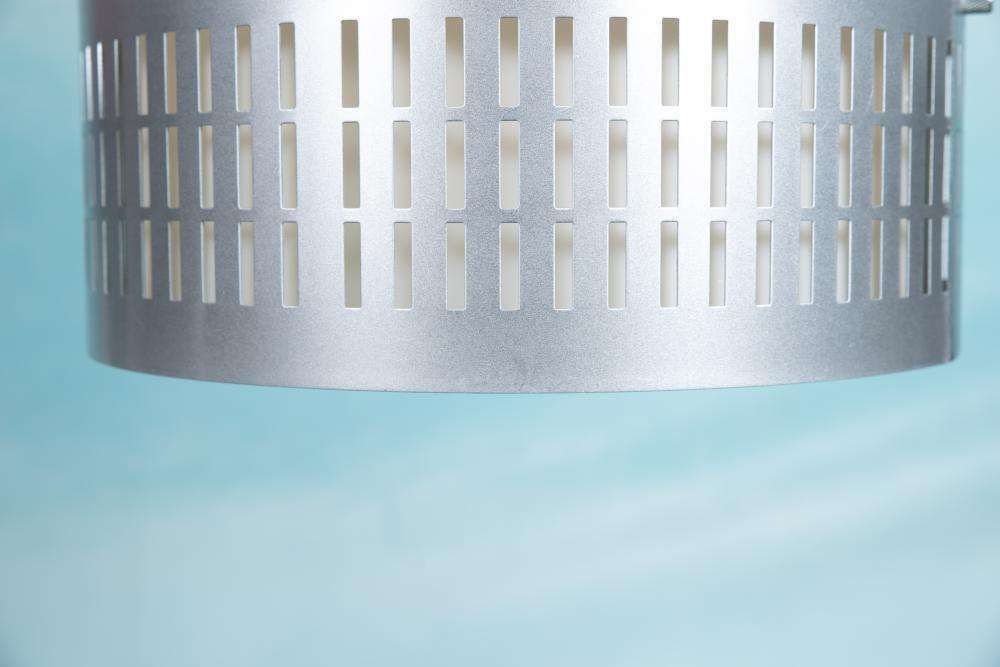 photo furniture Minimalistische Aluminium Hanglamp Uit De Jaren '70, Midmod
